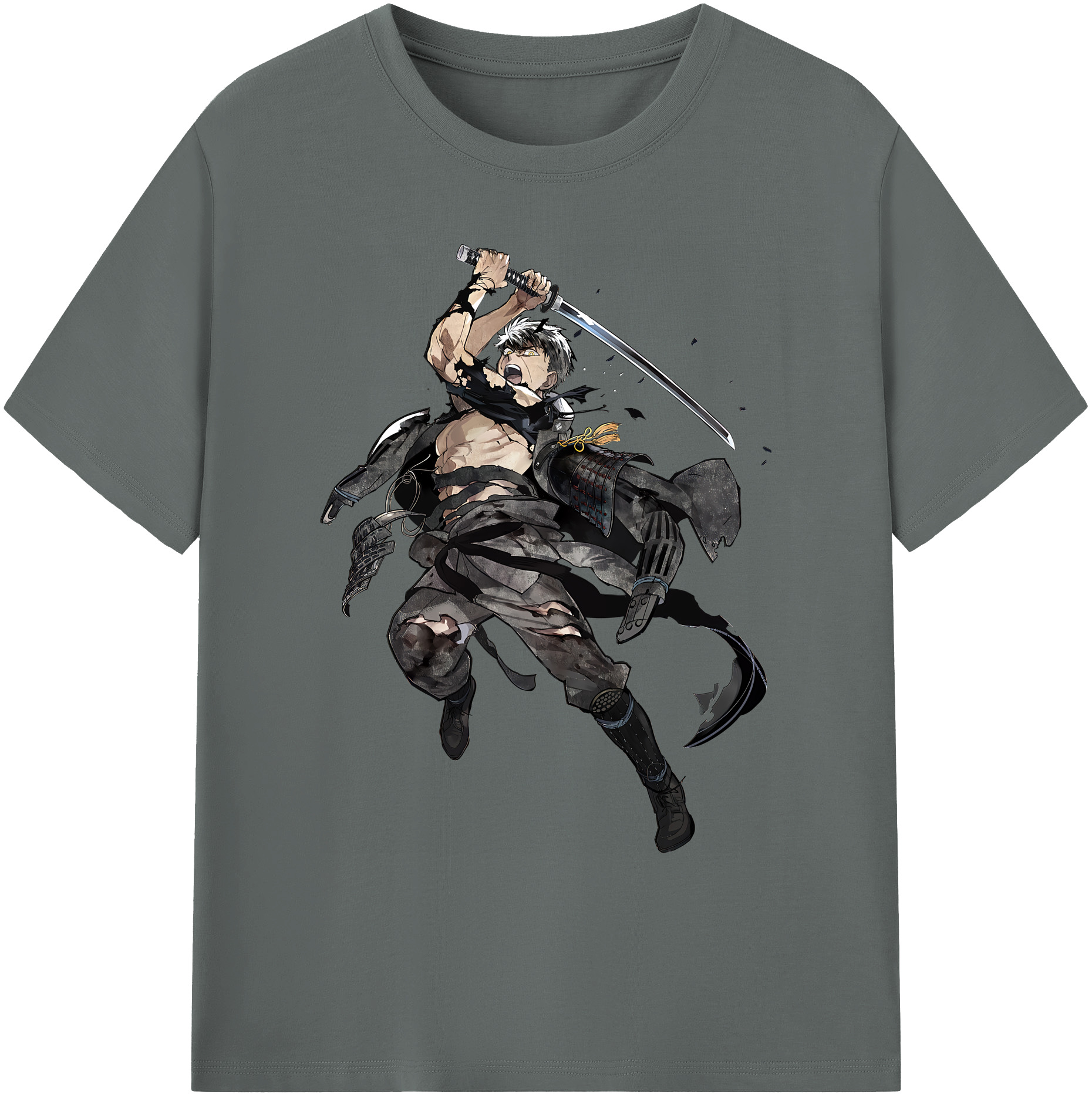 （画像用） 刀剣乱舞 Touken Ranbu 綿100％ メンズ半袖Tシャツ｜肌触りやわらか＆通気性